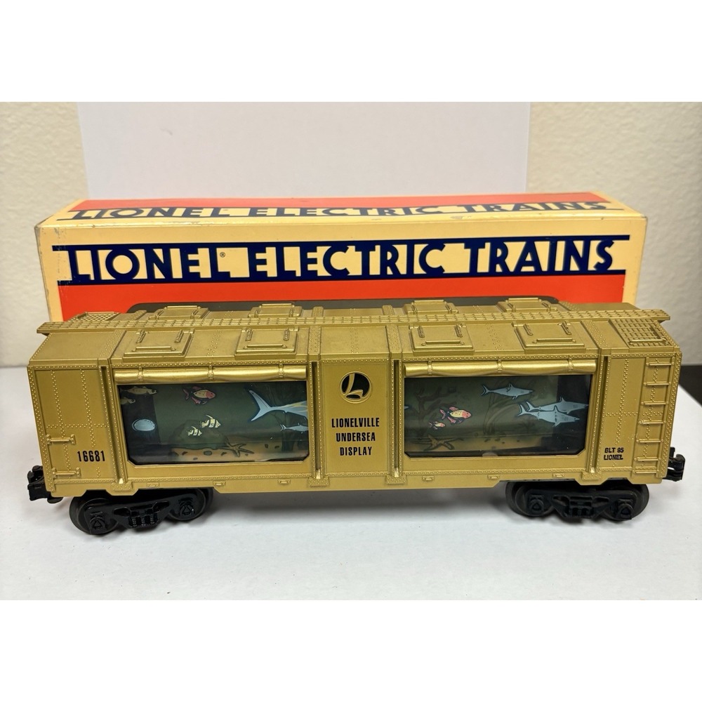 1995 Lionel 6-16681 Animated Aquarium Car O Gauge Lionelville Undersea Display